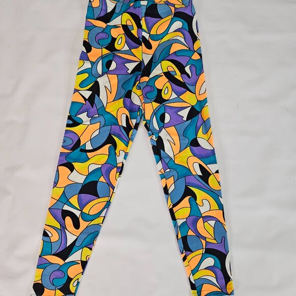 Pro Spirit Workout/Fitness/Running Tights Abstract SPANDEX Pants Womens - Picture 2 of 16